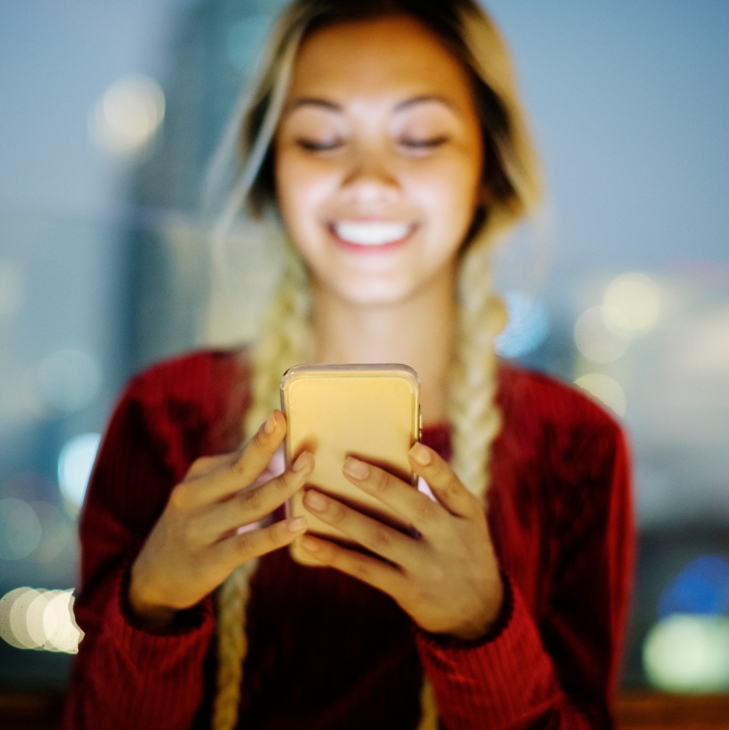 Scrolling στο κινητό τηλέφωνο