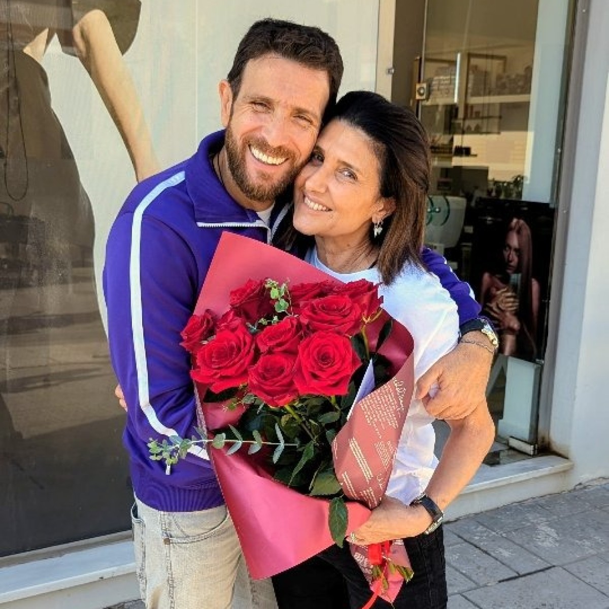 Ο Θανάσης Πάτρας με την σύζυγό του, Κατερίνα Παγώνη