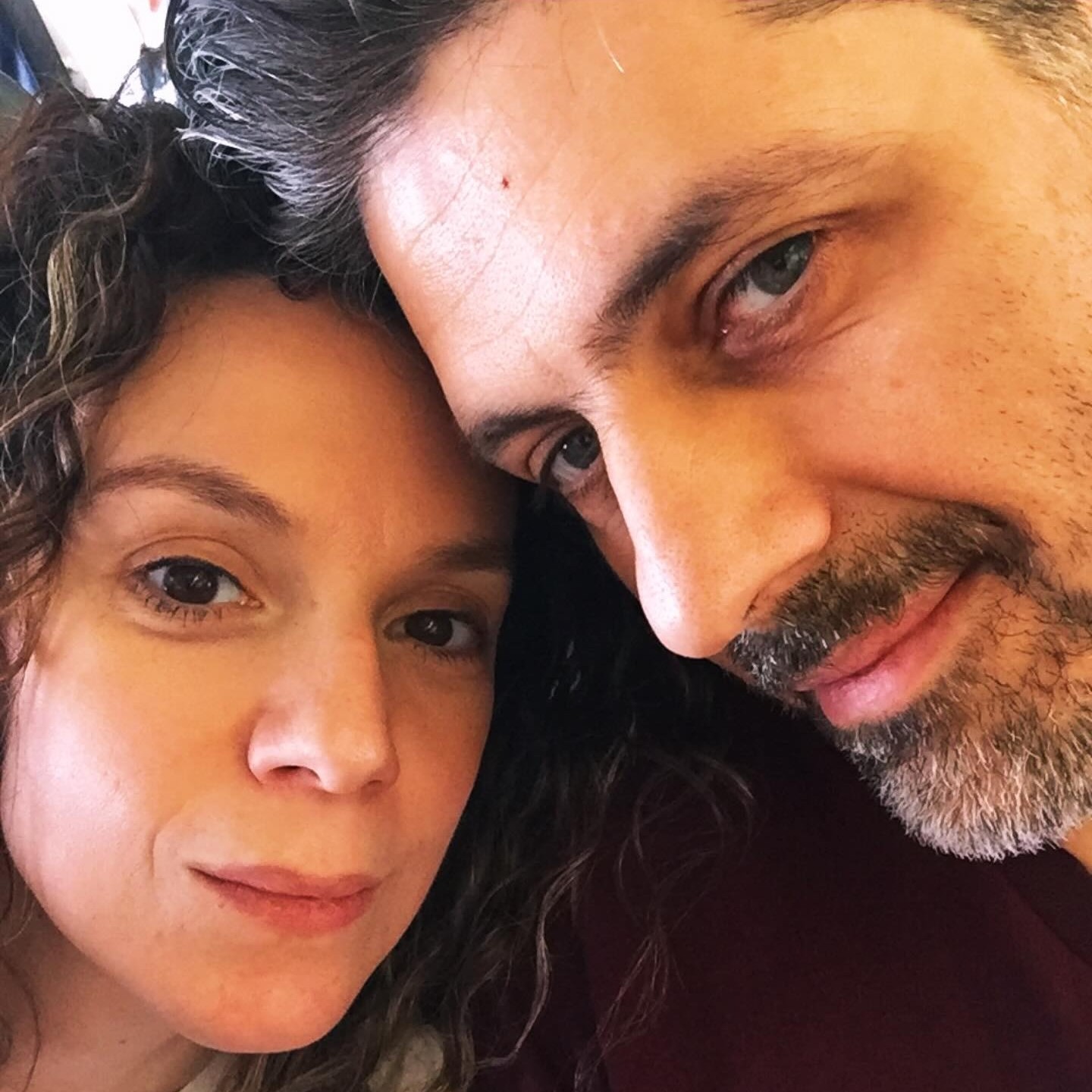 Η Πέγκυ Τρικαλιώτη με τον σύζυγό της, θανάση