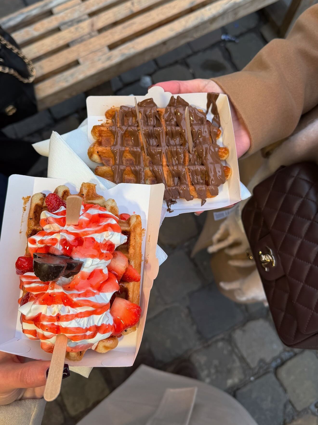 Οι φημισμένες βάφλες στις Βρυξέλλες