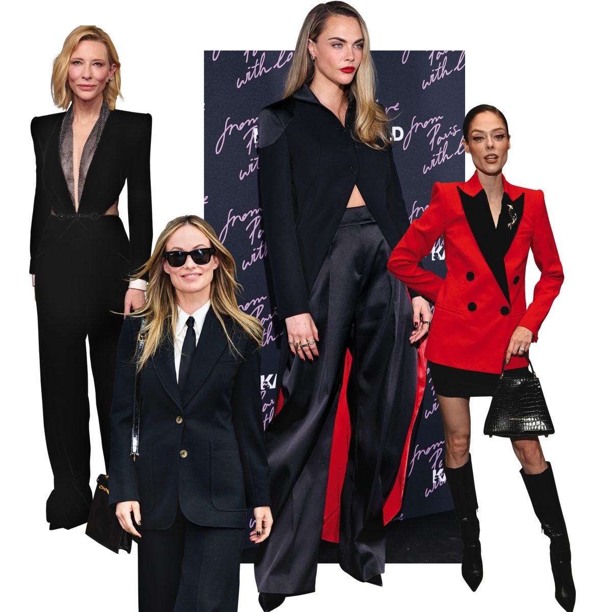 διάσημες με σακάκια