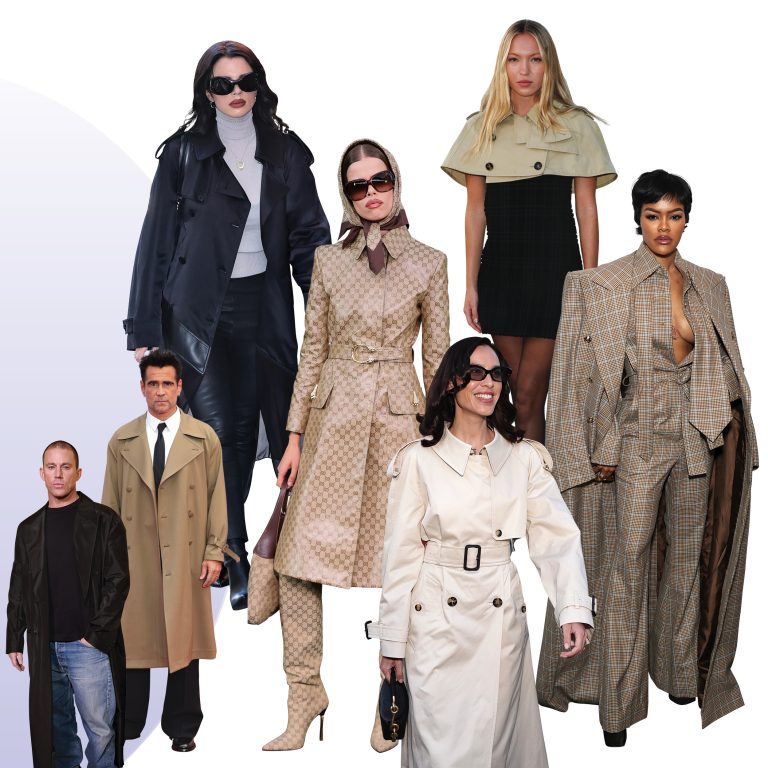 διάσημοι με καμπαρντίνες