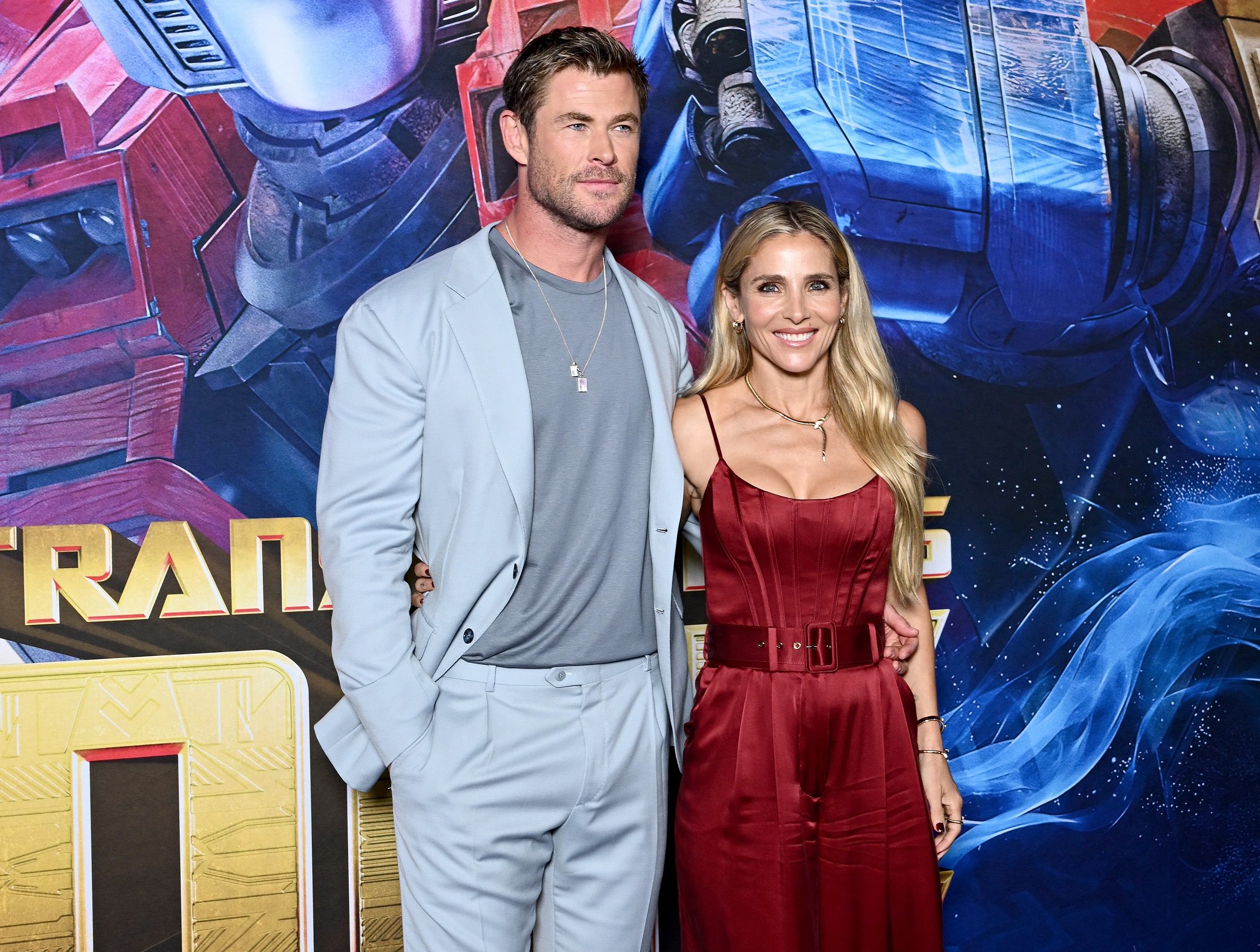 Ο Chris Hemsworth και η Elsa Pataky στην πρεμιέρα της ταινίας Transformers One στο IMAX Sydney, στην Αυστραλία, 11 Σεπτεμβρίου 2024
