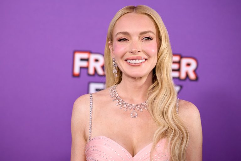 H Lindsay Lohan στην πρεμιέρα του "Freakier Friday" στο El Capitan Theatre στο Λος Άντζελες, 22 Ιουλίου 2025