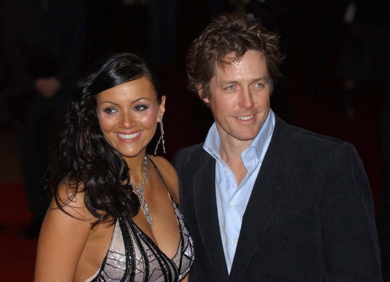 O Hugh Grant και η Martine McCutcheon στη φιλανθρωπική πρεμιέρα του Love Actually, την Κυριακή 16 Νοεμβρίου 2003