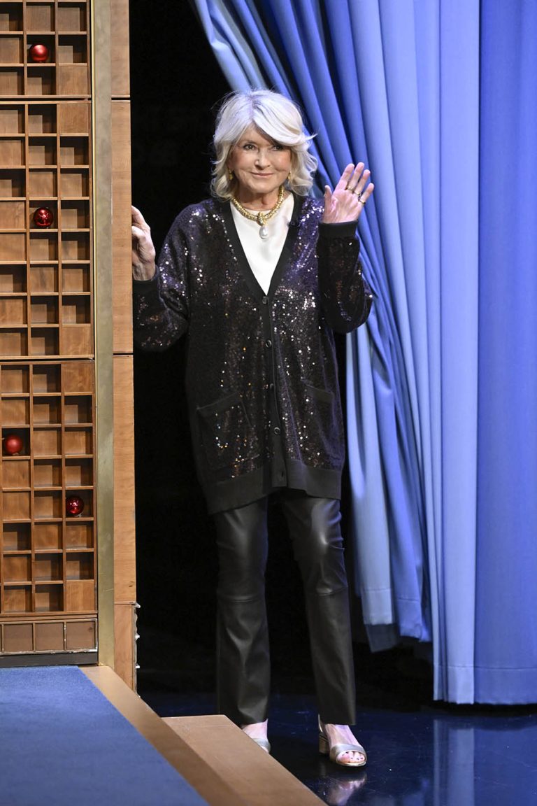 Η Martha Stewart στο Show του Jimmy Fallon στις 16 Δεκεμβρίου 2025.