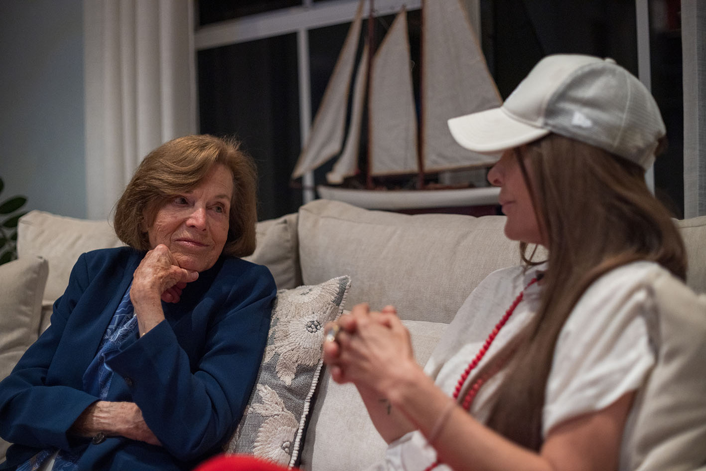 H Dr. Sylivia Earle και η Χimena Caminos. 