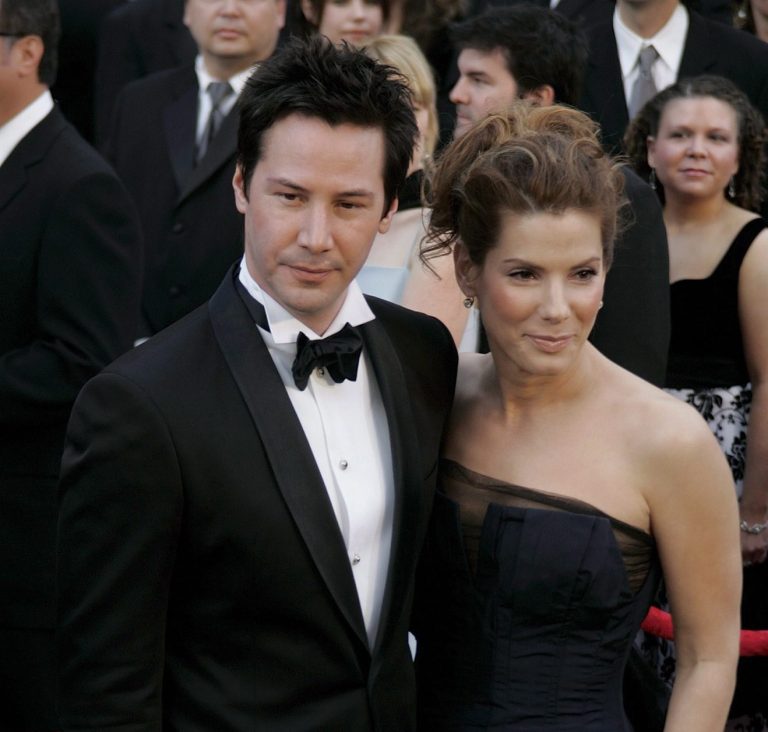 H Sandra Bullock και ο Keanu Reeves στα 78α Όσκαρ, 5 Μαρτίου 2006