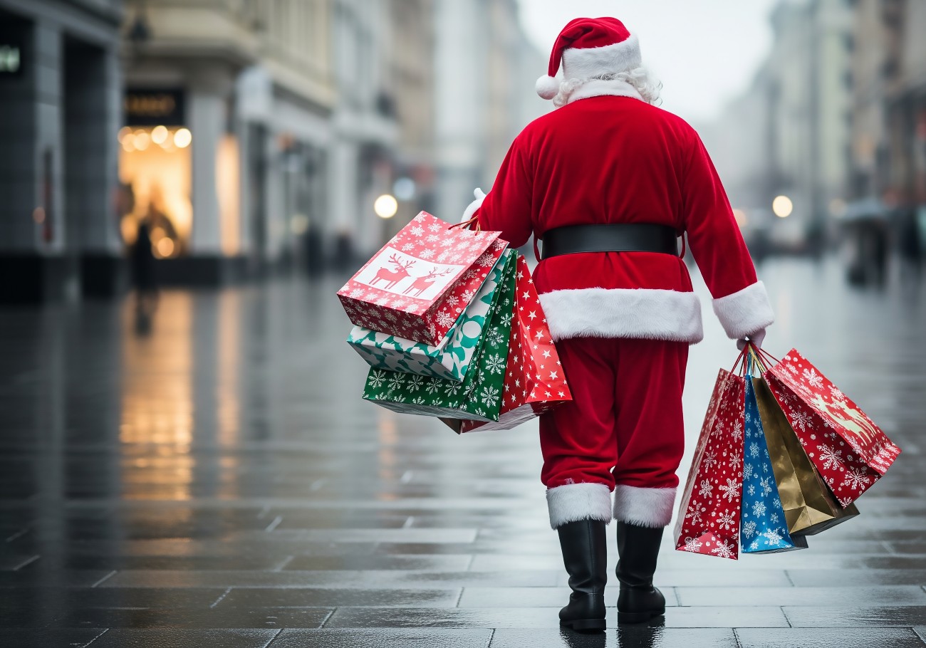 Άγιος Βασίλης με δώρα
