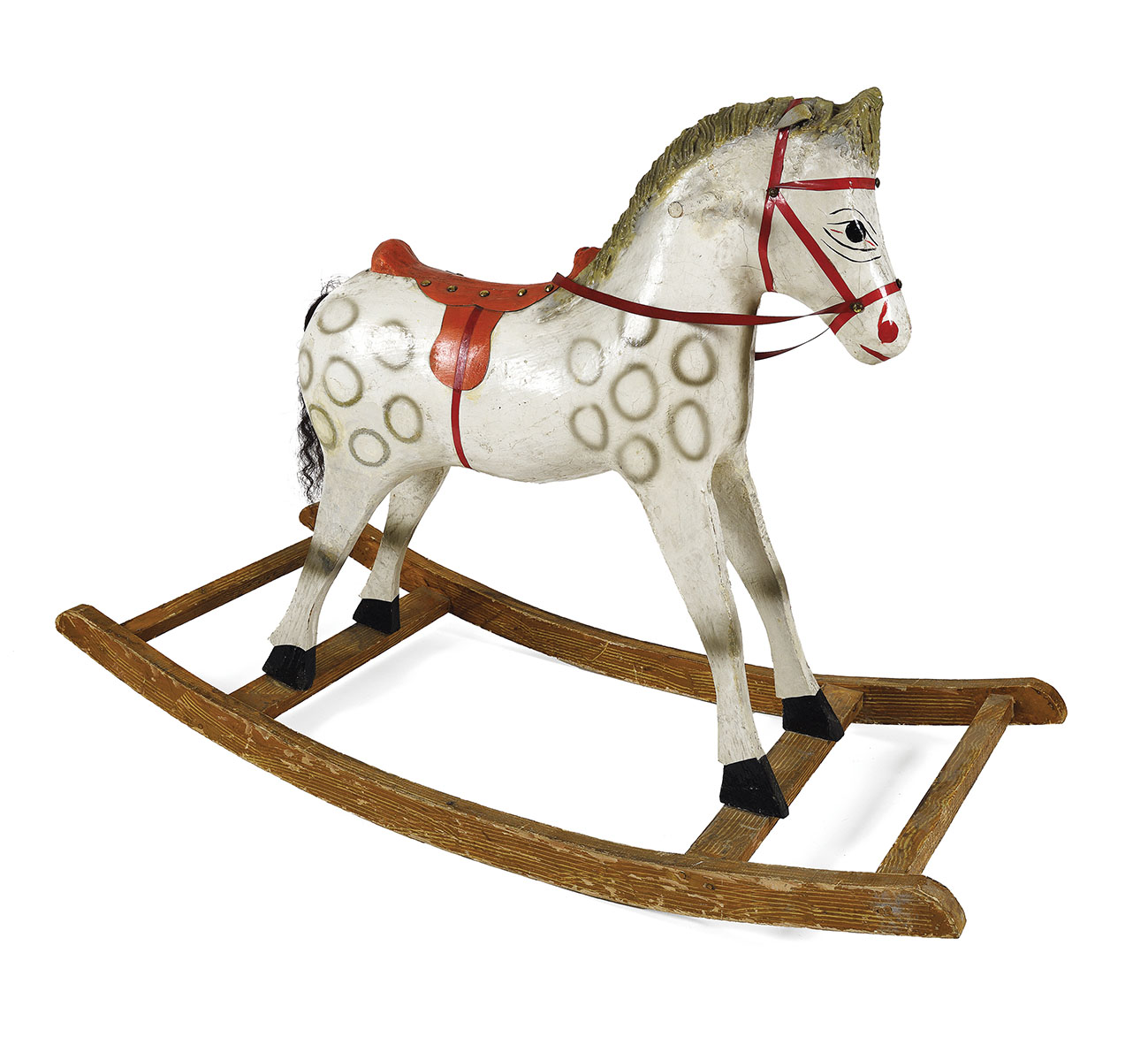 Κουνιστό άλογο του Αντώνη Φράγκου • Ελλάδα, δεκαετία 1920 • 68x93 εκ. • Μουσείο Μπενάκη, ΤΠΠ_1035, δωρεά Μαρίας Αργυριάδη.