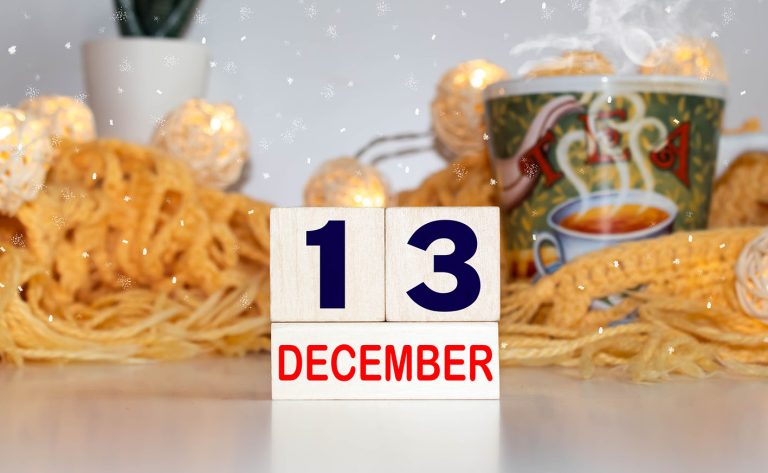 Ημερολόγιο Δεκέμβριος 13