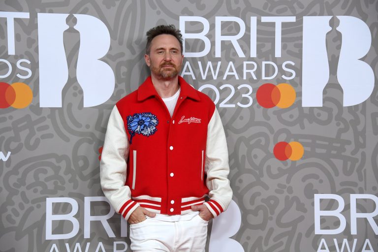 Ο David Guetta στην τελετή των 2023 BRIT Awards στην O2 του Λονδίνου, 11 Φεβρουαρίου 2023