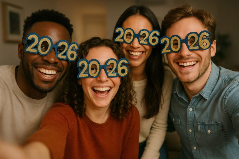 Φίλοι υποδέχονται το 2026