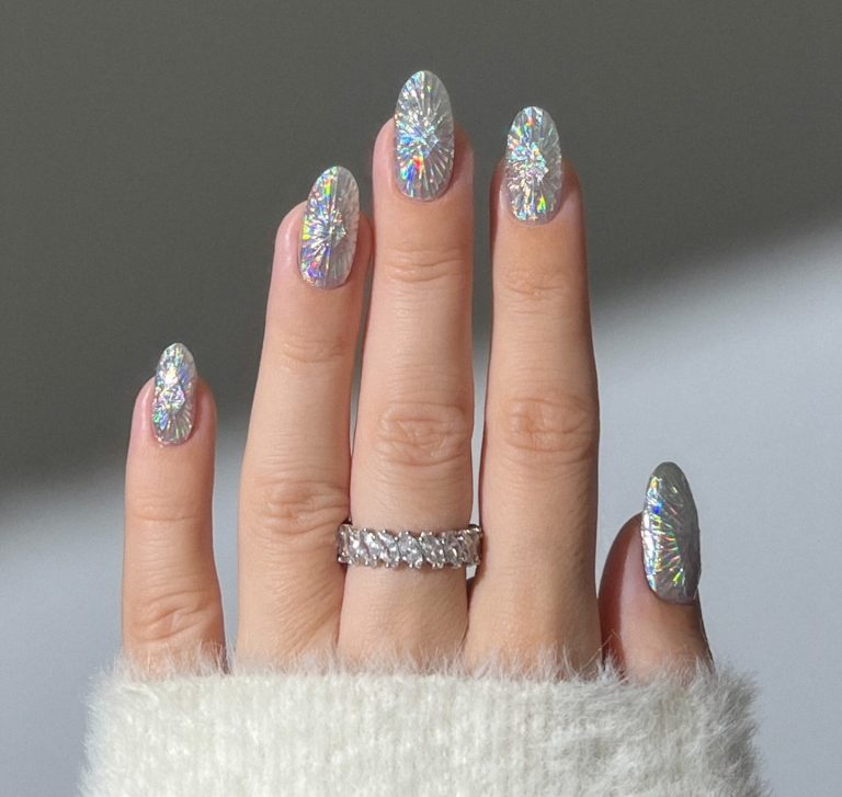 Μανικιούρ για το ρεβεγιόν - ντισκομπάλα