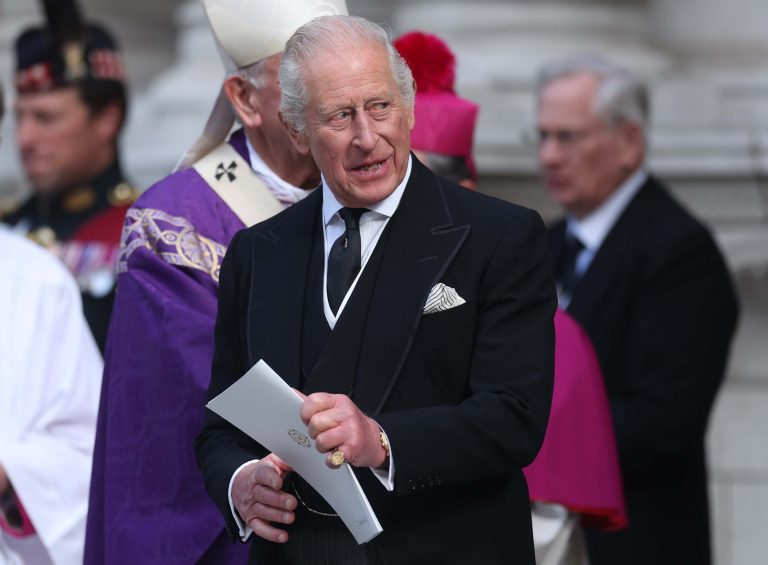 Ο βασιλιάς Κάρολος αποχωρεί από τον Καθεδρικό του Ουέστμινστερ, 16 Σεπτεμβρίου 2025