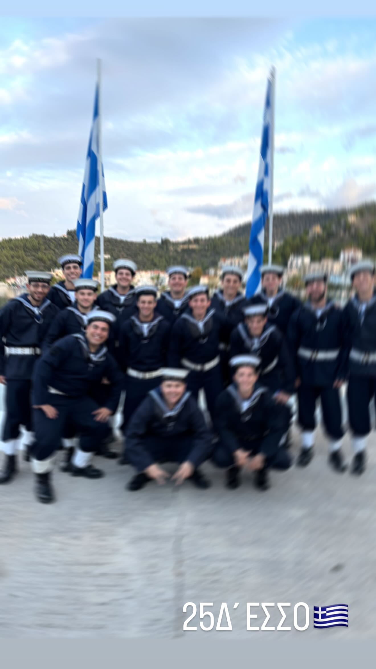 Η φωτογραφία του Άγγελου Λάτσιου από τη θητεία του στο Ναυτικό