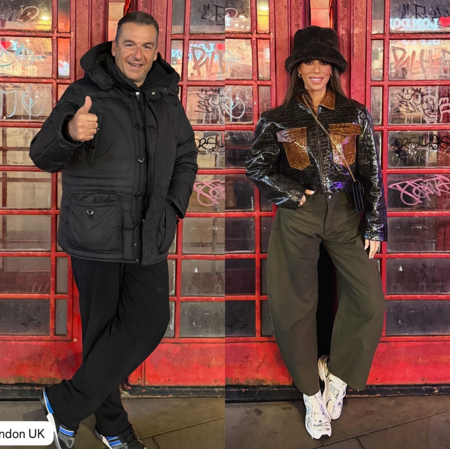 Λιάγκας και Αντωνά σε απόδραση στο Λονδίνο