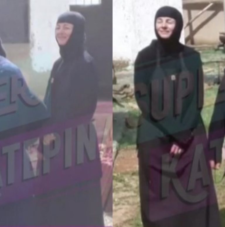 Η Ναταλία Λιονάκη ως μοναχή Φεβρωνία