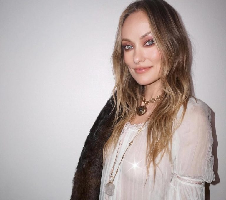 Olivia Wilde με color melting χρώμα μαλλιών