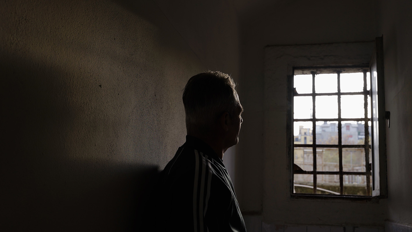 Φυλακισμένος στη φυλακή San Vittore στο Μιλάνο.