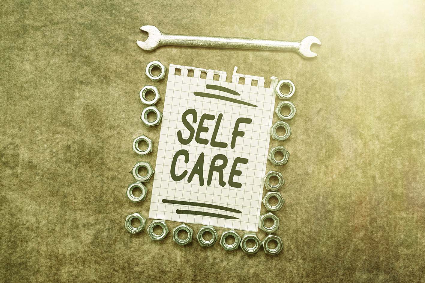 Η λέξη αυτοφροντίδα στα αγγλικά Self Care