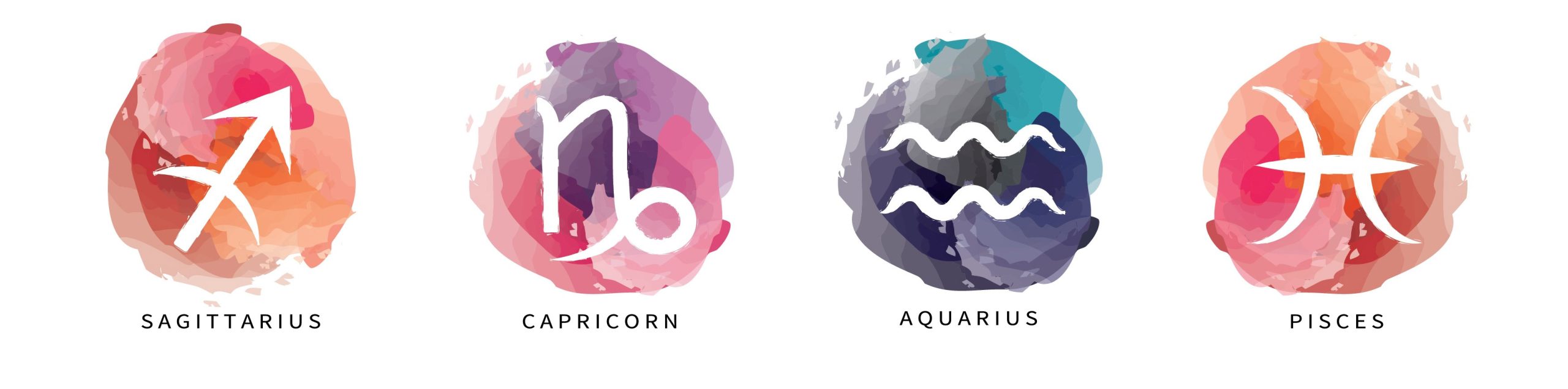 Ζώδια 4 Τοξότης Αιγόκερως Υδροχόος και Ιχθύες