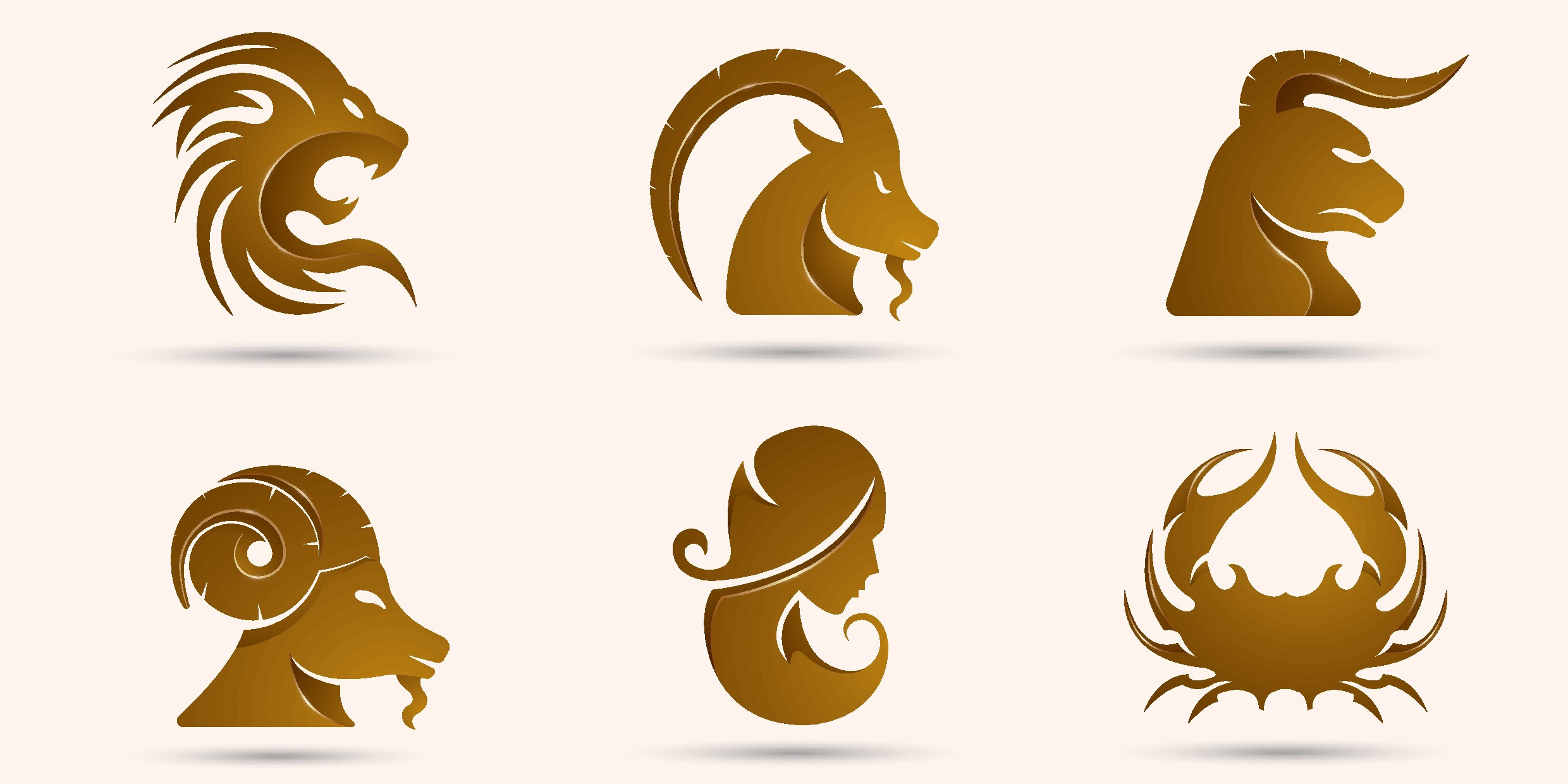 Ζώδια 6 ανακατεμένα σε σκίτσο