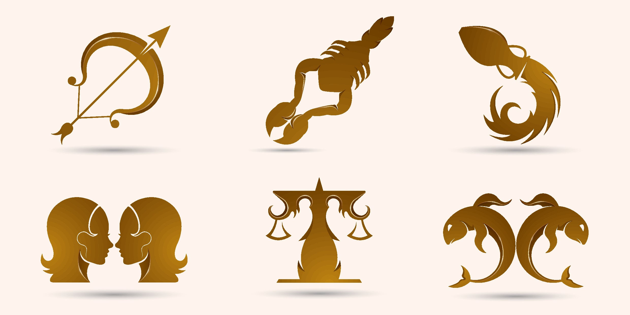 Ζώδια 6 ανακατεμένα σε σκίτσο