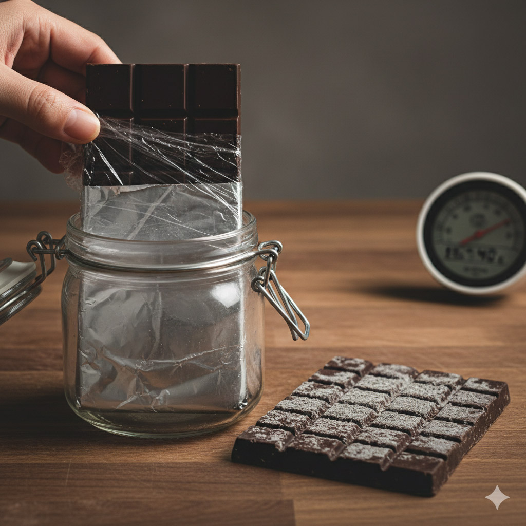 Τρόπος για να συντηρούμε τη σοκολάτα