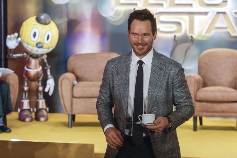 O Chris Pratt στην παρουσίαση της ταινίας "The Electric State" στη Μαδρίτη, 27 Φεβρουαρίου 2025