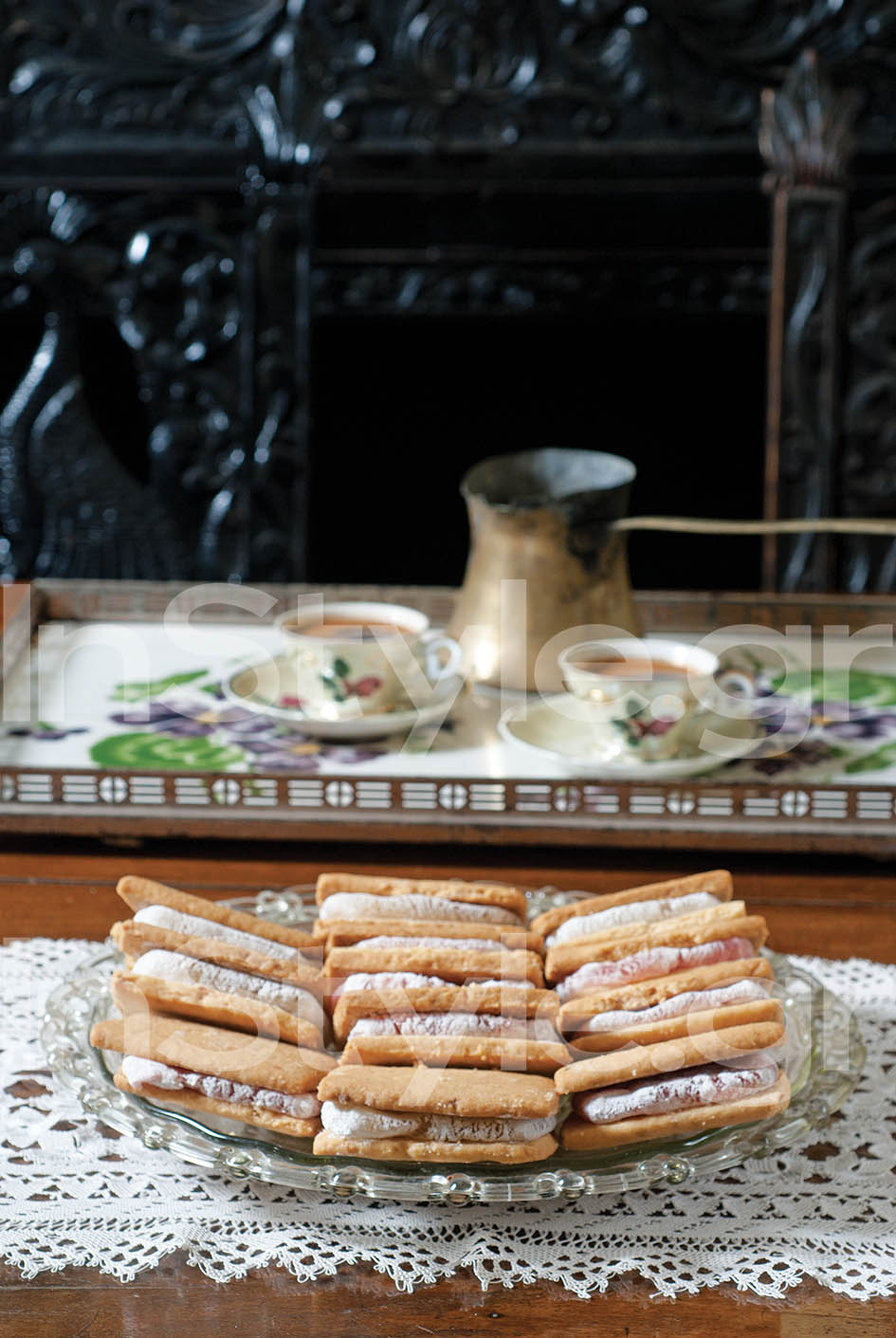 Γλυκά μπισκότα με λουκούμι από Καππαδόκες