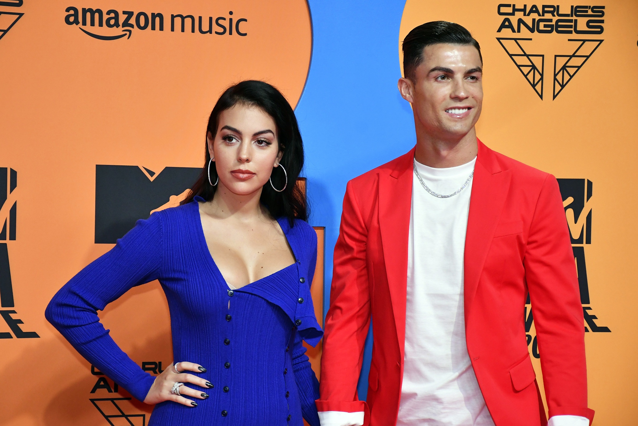 O Cristiano Ronaldo και η Georgina Rodriguez στα MTV European Music Awards 2019, που διοργανώθηκαν στο FIBES Conference and Exhibition Centre της Σεβίλλης, 3 Νοεμβρίου 2019