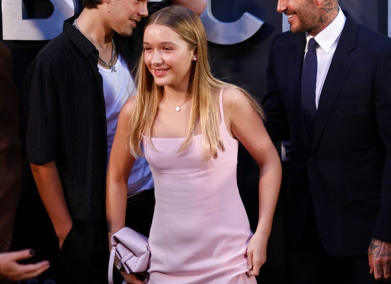 H Harper Beckham στην πρεμιέρα του "Beckham" στο Curzon Mayfair, 3 Οκτωβρίου 2023