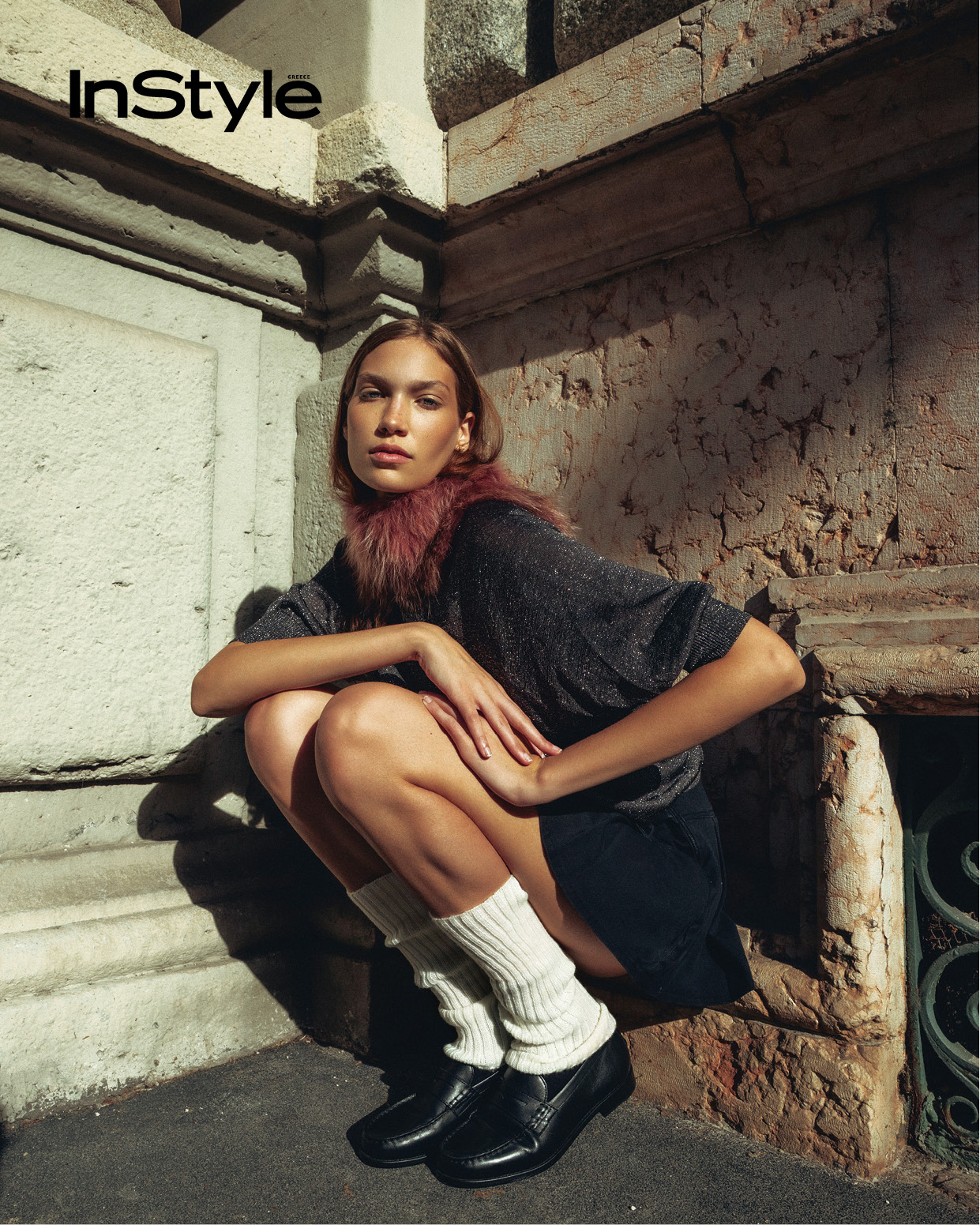 μοντέλο με γούνα