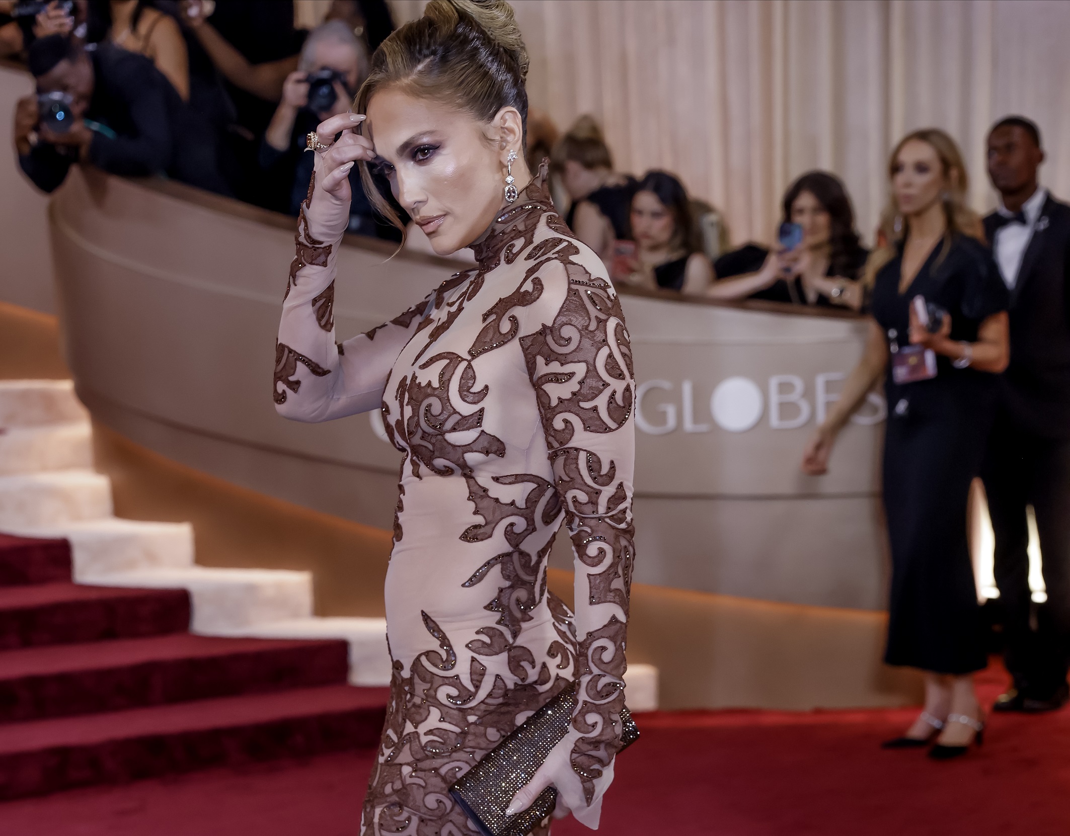 H Jennifer Lopez στις 83ες Χρυσές Σφαίρες στο Beverly Hilton Hotel, στις 11 Ιανουαρίου 2026