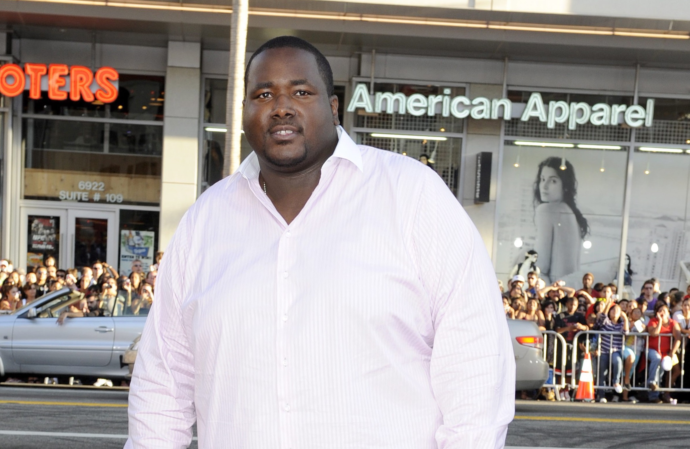 O Quinton Aaron στην πρεμιέρα του "Lottery Ticket" στο Χόλιγουντ, 12 Αυγούστου 2010