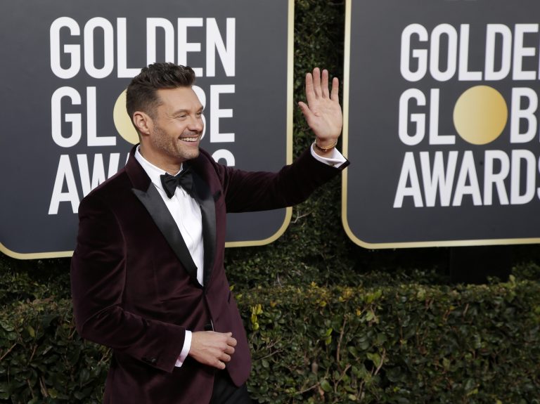 O Ryan Seacrest στις 76ες Χρυσές Σφαίρες στο Beverly Hilton Hotel, 6 Ιανουαρίου 2019