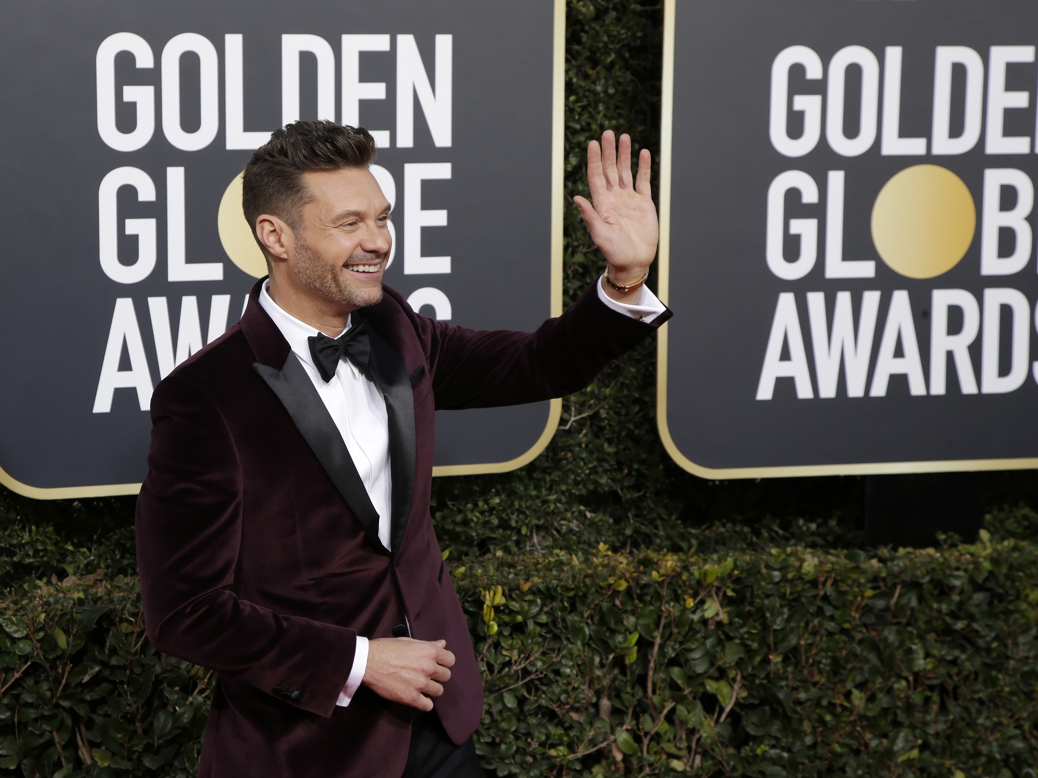 O Ryan Seacrest στις 76ες Χρυσές Σφαίρες στο Beverly Hilton Hotel, 6 Ιανουαρίου 2019