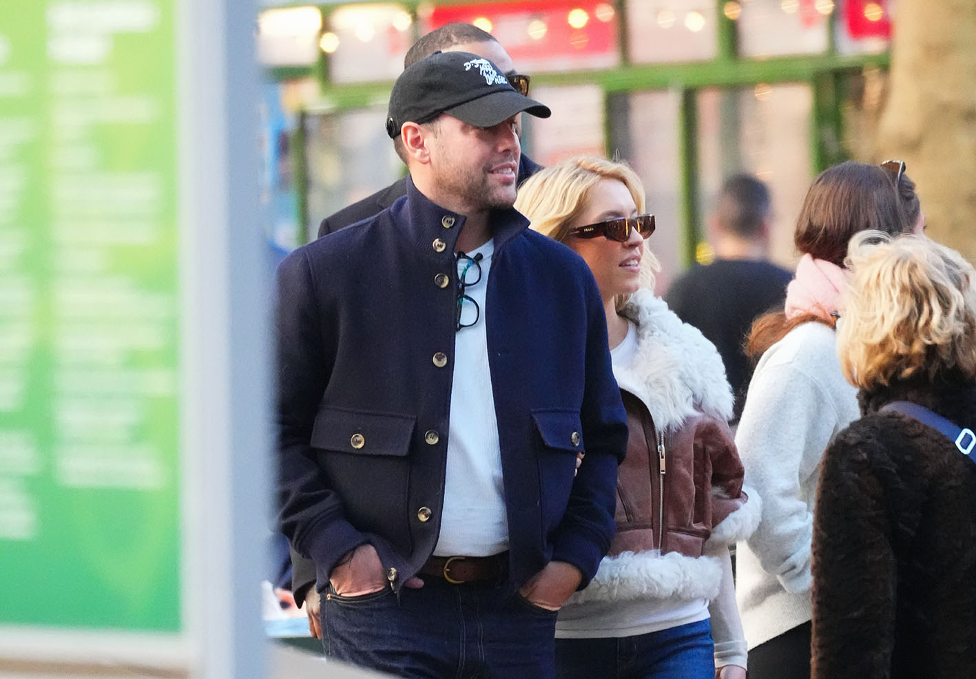 H Sydney Sweeney και ο Scooter Braun στις 4 Νοεμβρίου 2025 στη Νέα Υόρκη. 