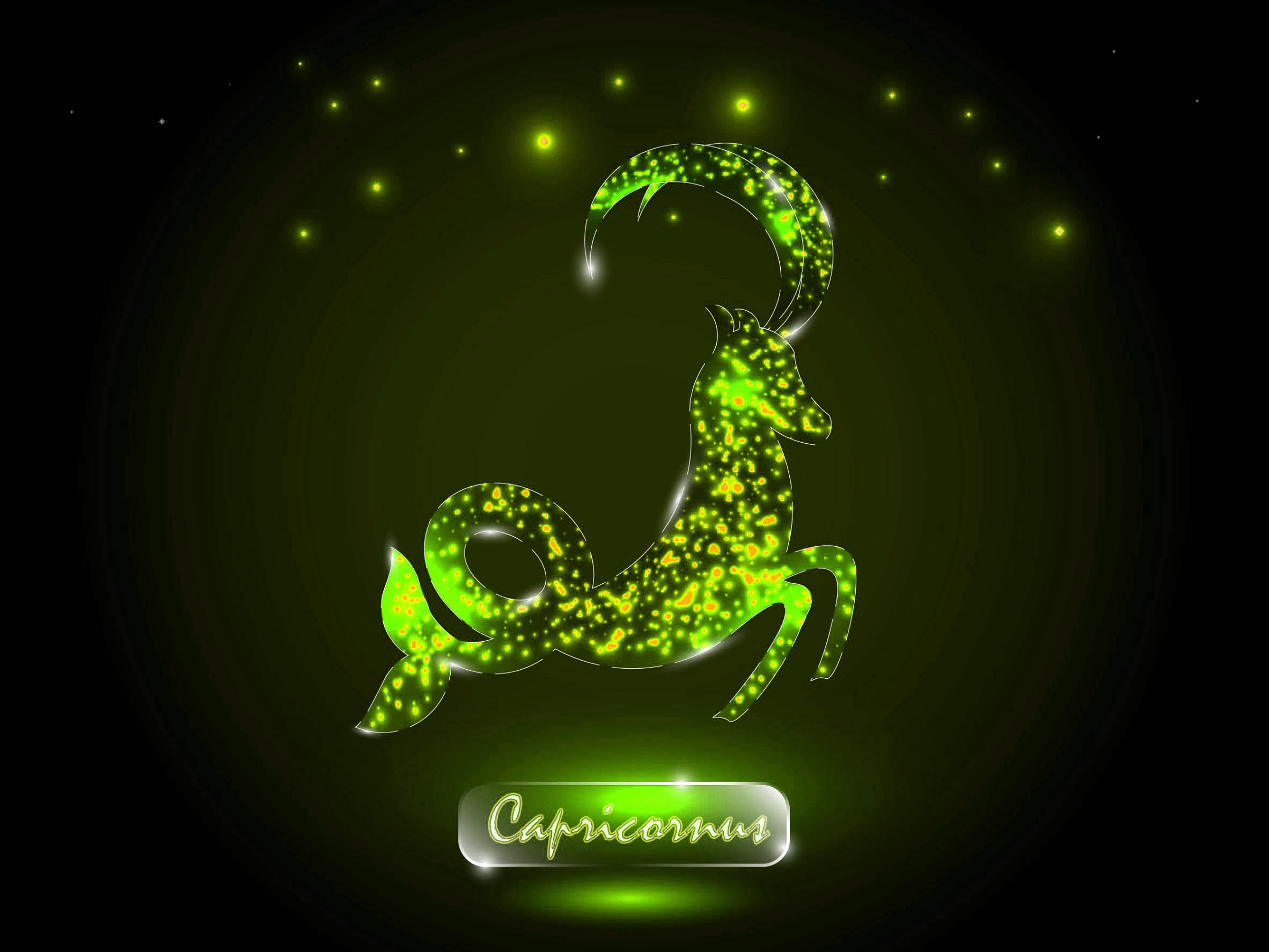 Ζώδιο Αιγόκερου σε σχέδιο