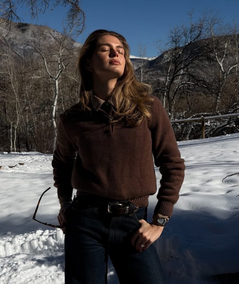 H Αμαλία Κωστοπούλου στο Άσπεν στο Κολοράντο