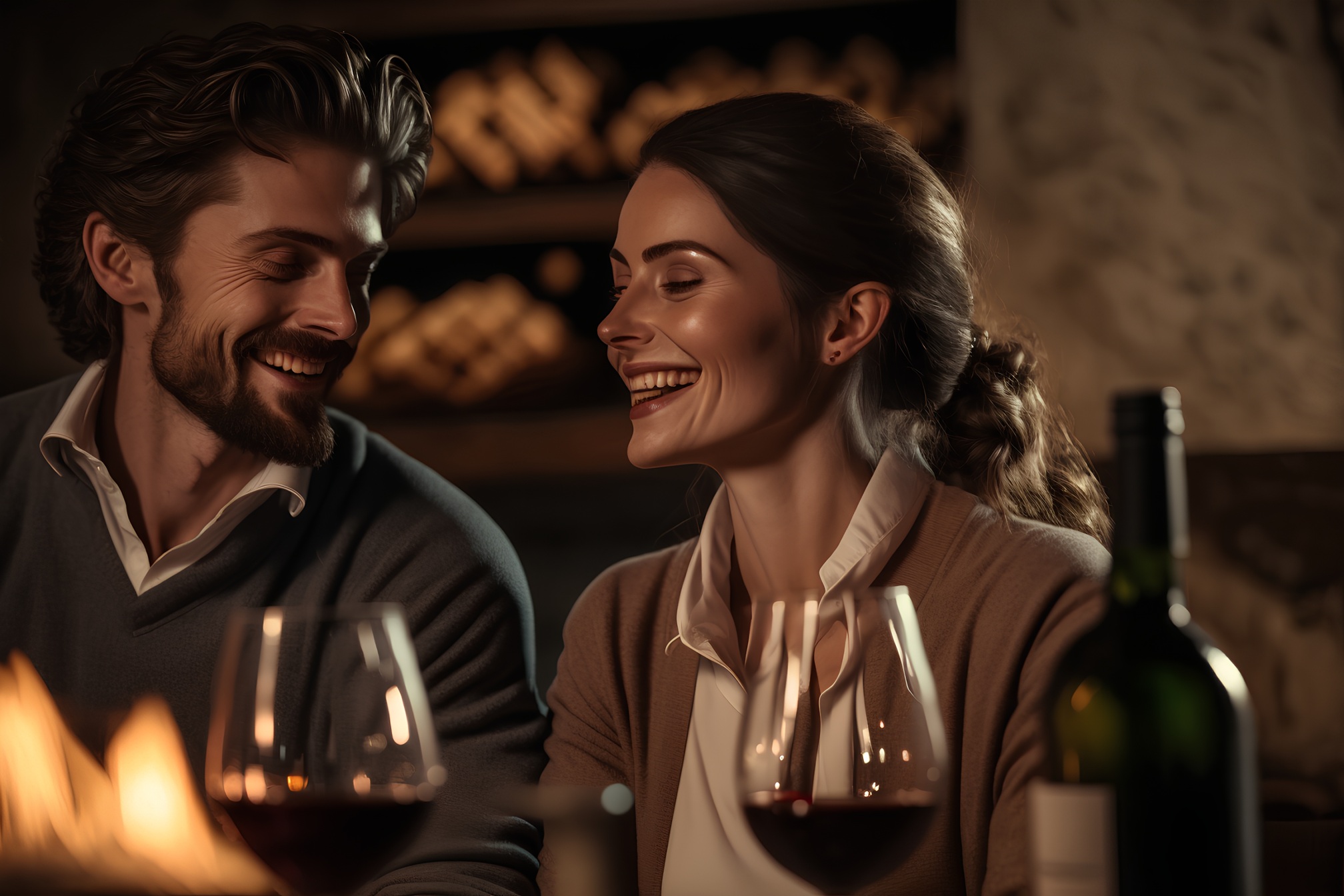 Ζευγάρι φλερτάρει