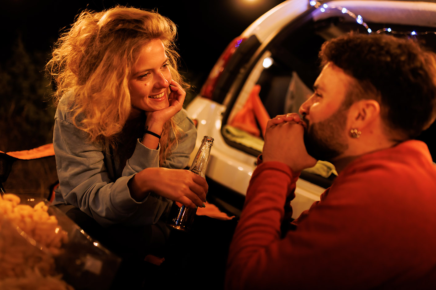 Ζευγάρι φλερτάρει