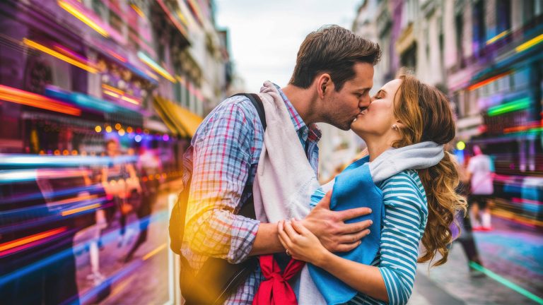 Ζευγάρι φιλιέται