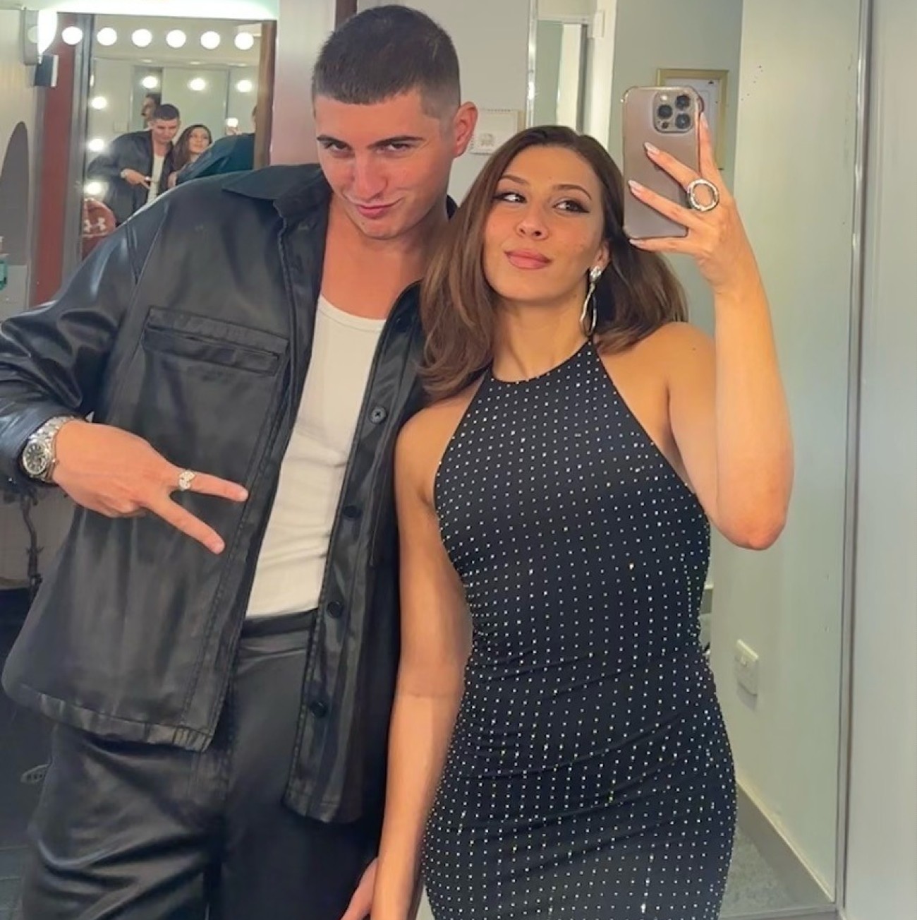 Ο Good Job Nicky με τη σύντροφό του Μαριλένα