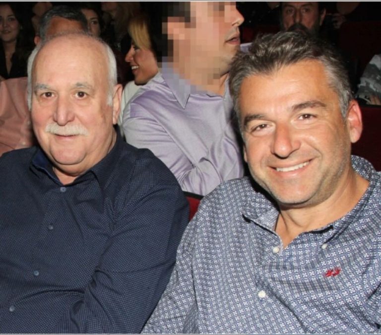 Ο Γιώργος Παπαδάκης με τον Γιώργο Λιάγκα