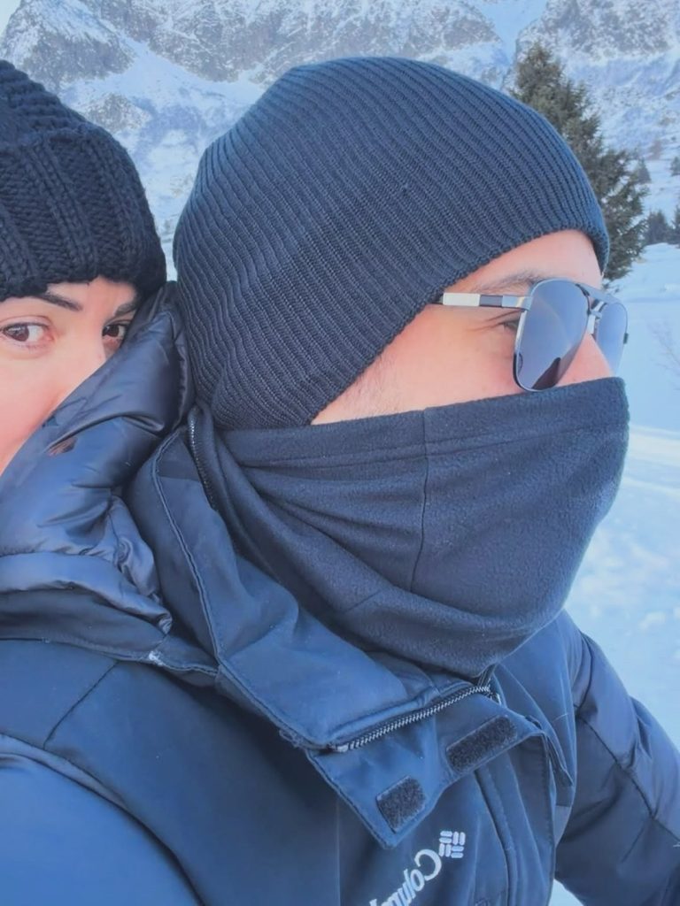 Η Μαρία Κορινθίου και ο φίλος της Καραθανάσης στους Δολομίτες