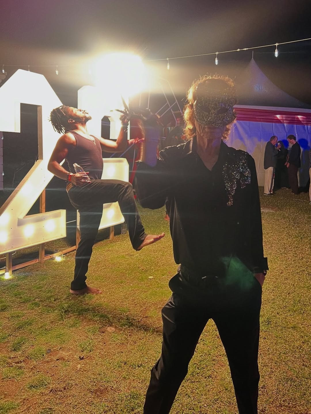 O MIck Jagger παραμονή πρωτοχρονιάς στη Νέα Υόρκη.