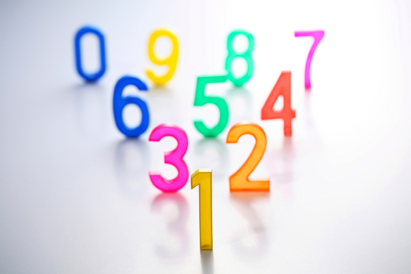 Νούμερα αριθμητικά από το 0 έως το 9