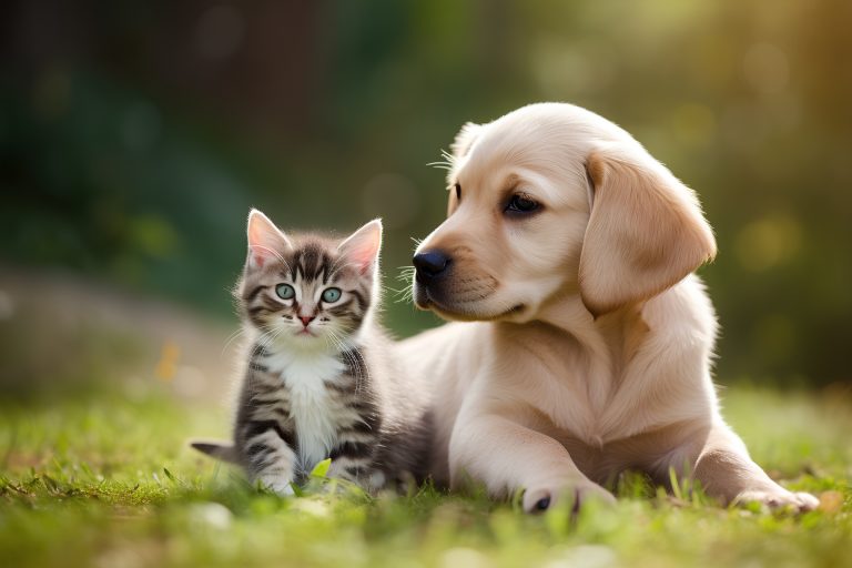 Μικρά ζωάκια-Σκύλος και γάτα